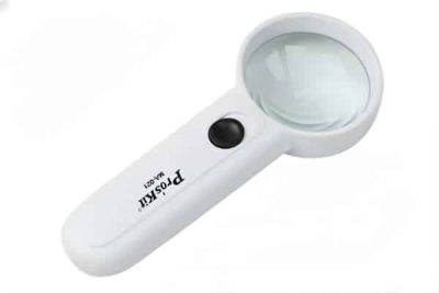 Lupa con iluminación LED 3.5× de lente cristal Ø 46 mm