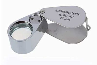 Lupa Joyero 30X con Led